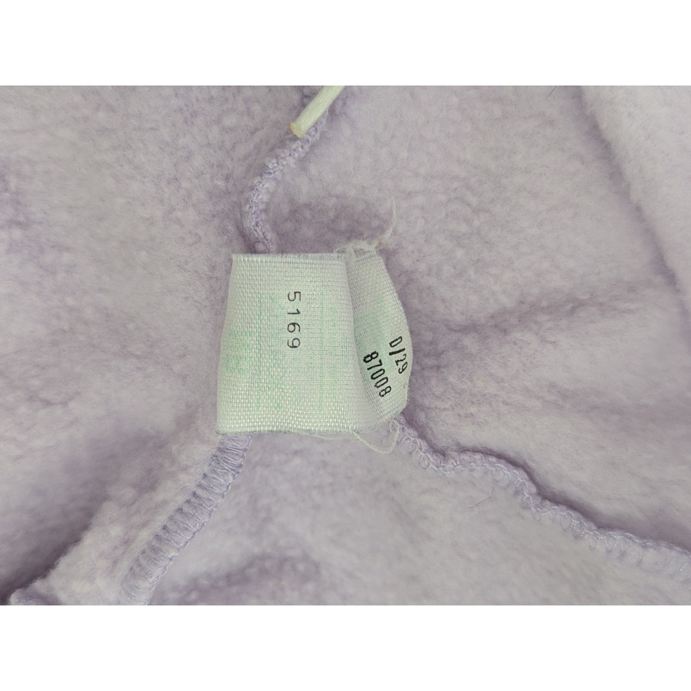 Sears USA made Acrylic newborn baby girl vintage purple hoodie sweatpants set - Picture 3 of 9